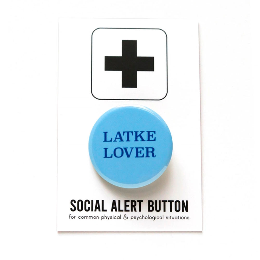 Latke Lover Pinback Button