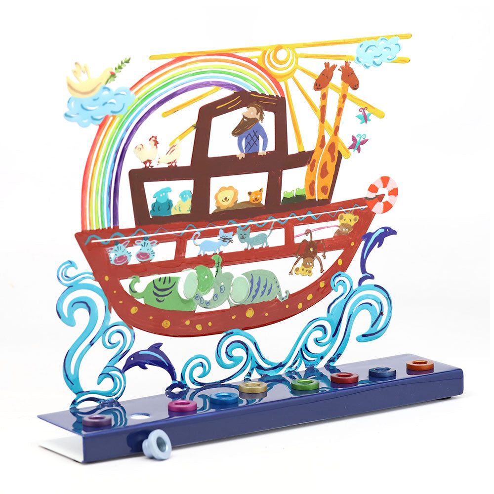 Noah's Ark Hanukkiah