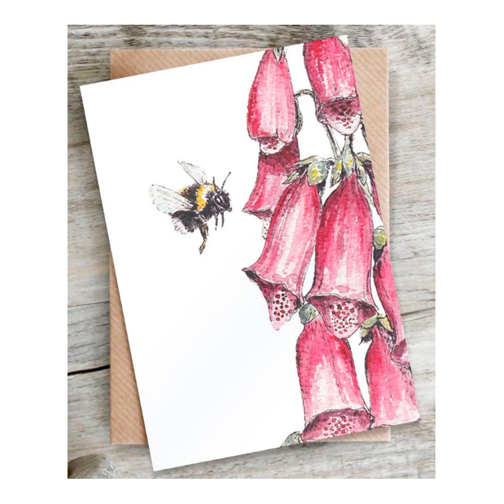 Woodland Glimpse (Bee) Greeting Card