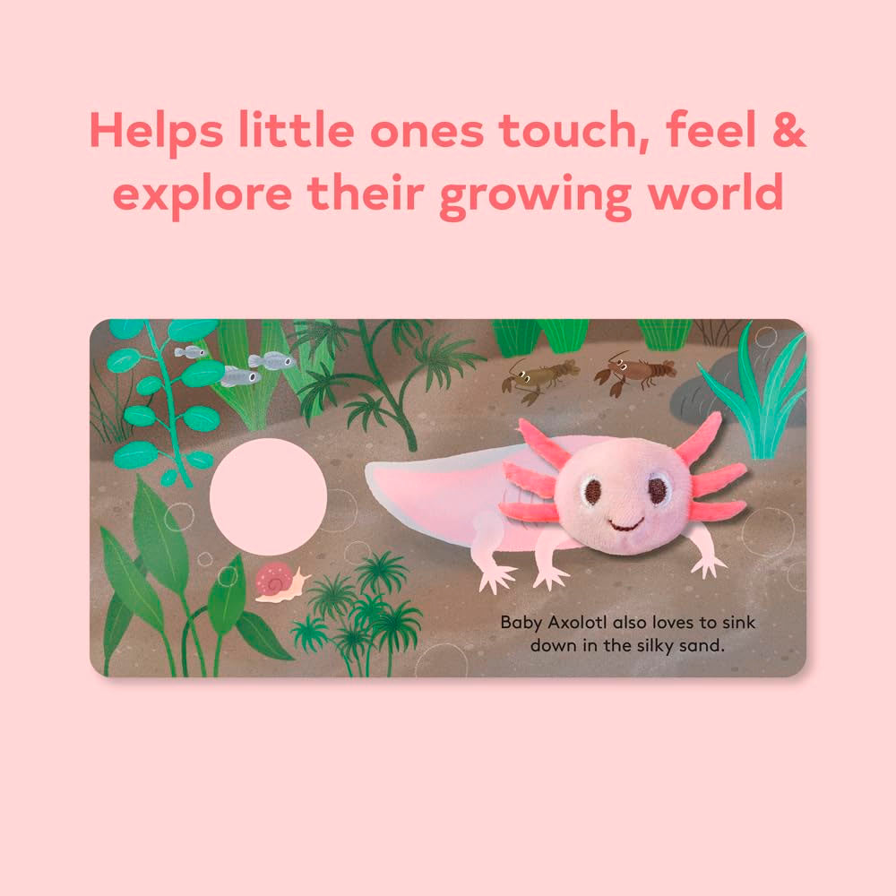 Baby Axolotl: Finger Puppet Book