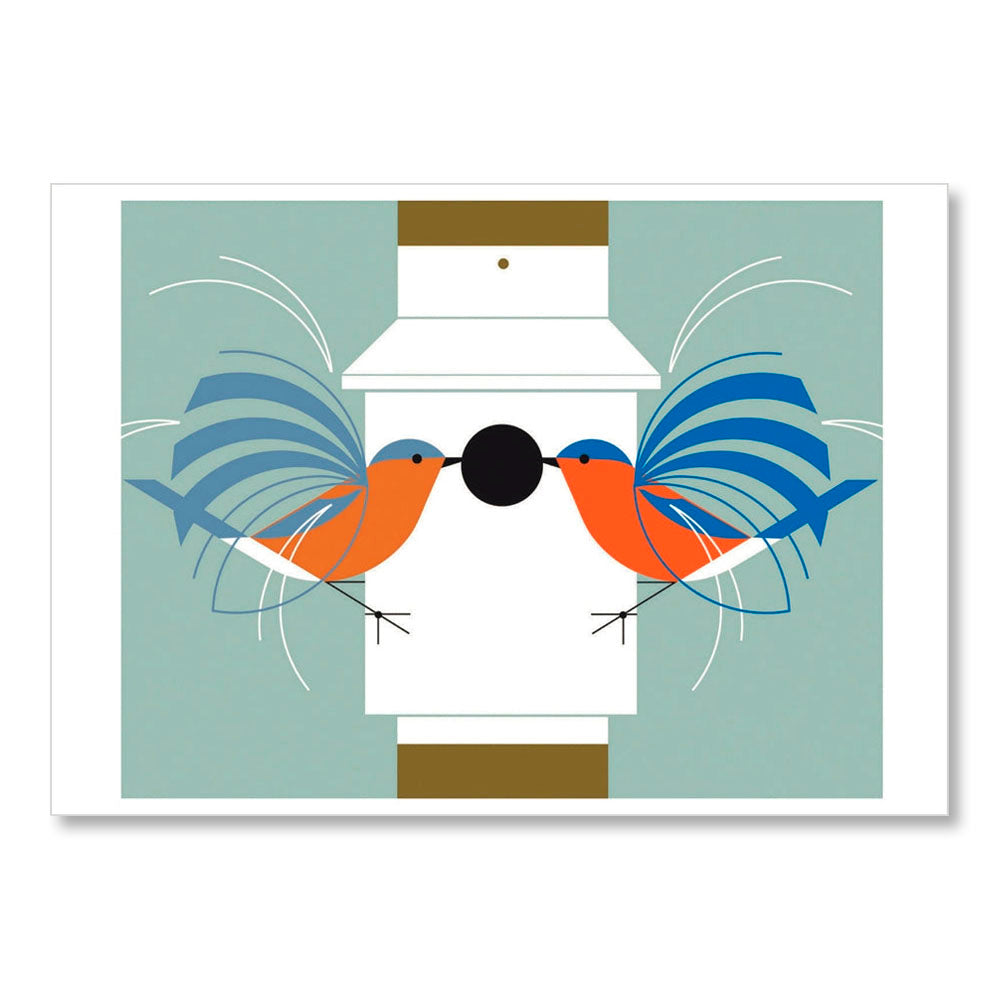 Homecoming Charley Harper Greeting Card