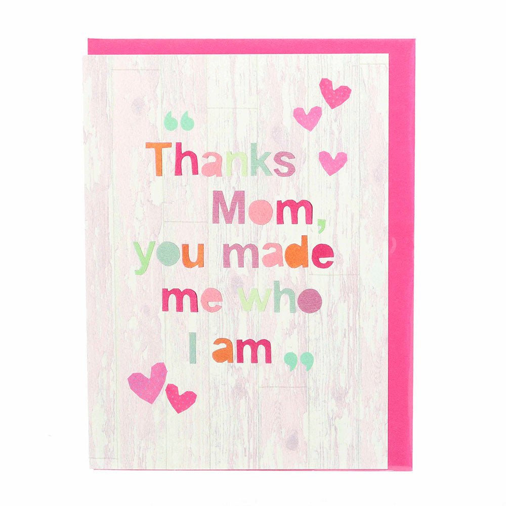 Greeting Card "Thanks Mom"