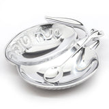 Apple shaped Honey Dish with Spoon