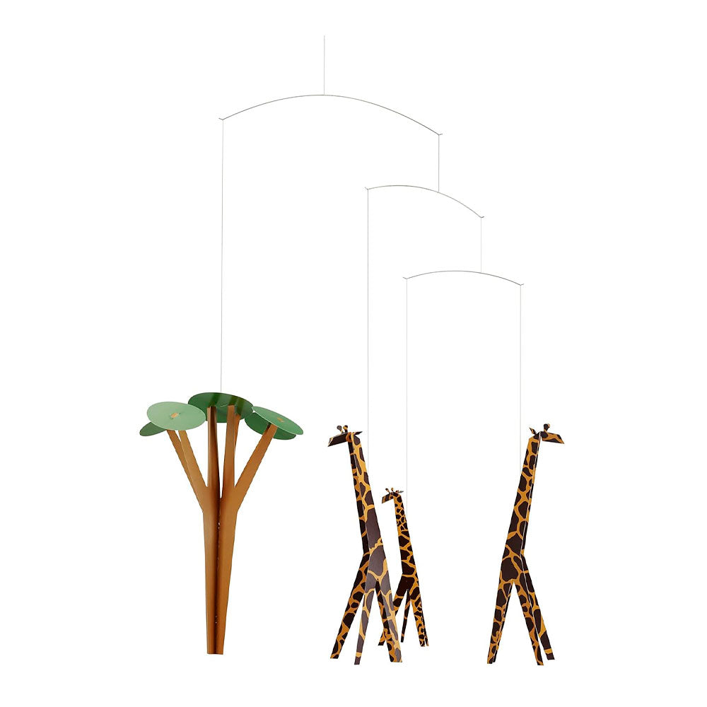 Giraffes On The Savannah Mobile