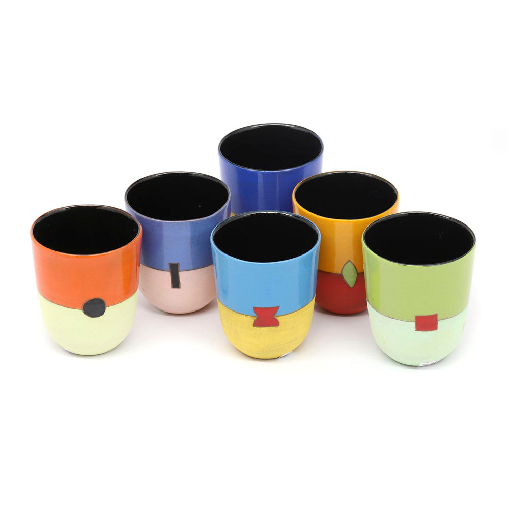 Ceramic Small Cup - Assorted Colors