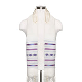 Handmade Guatemalan Tallit in Purple