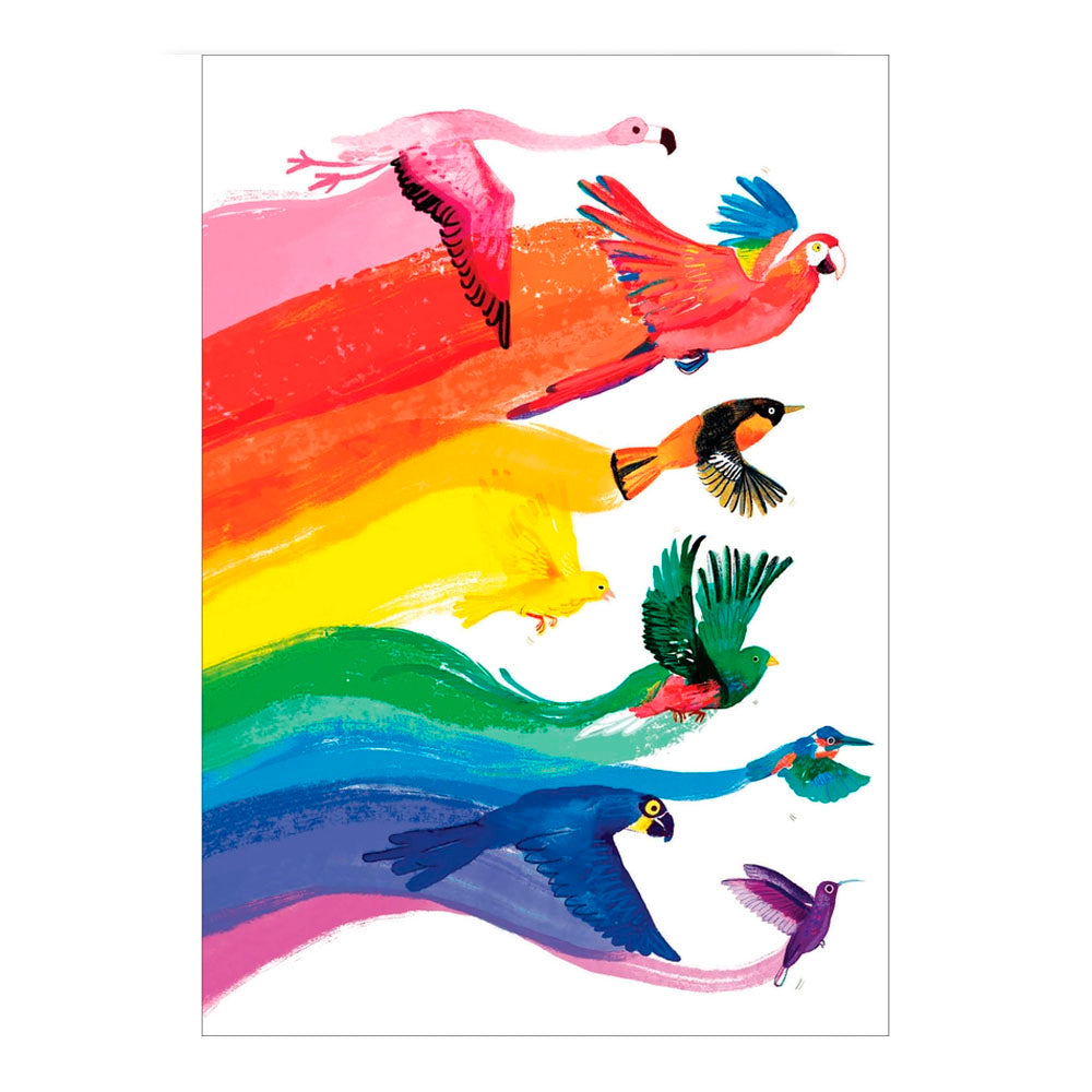 Chasing Rainbows Greeting Card