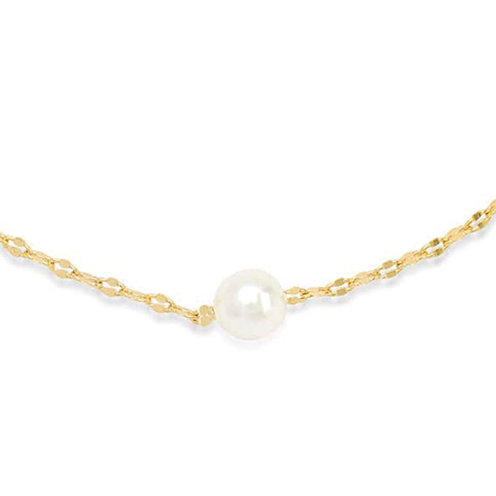 Freshwater Pearl Delicate Chain Bracelet