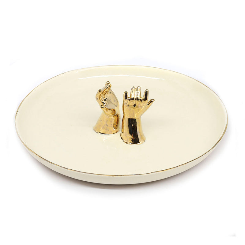 Hands Jewelry Display Plate