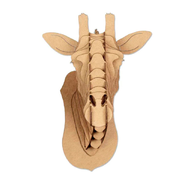 Nano Giraffe Cardboard Puzzle in Brown