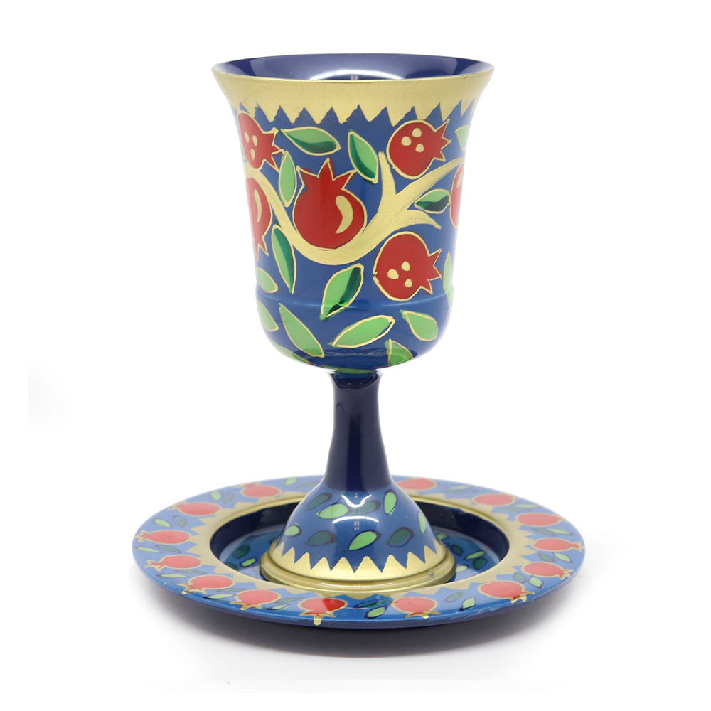 Hand Painted Kiddush Cup