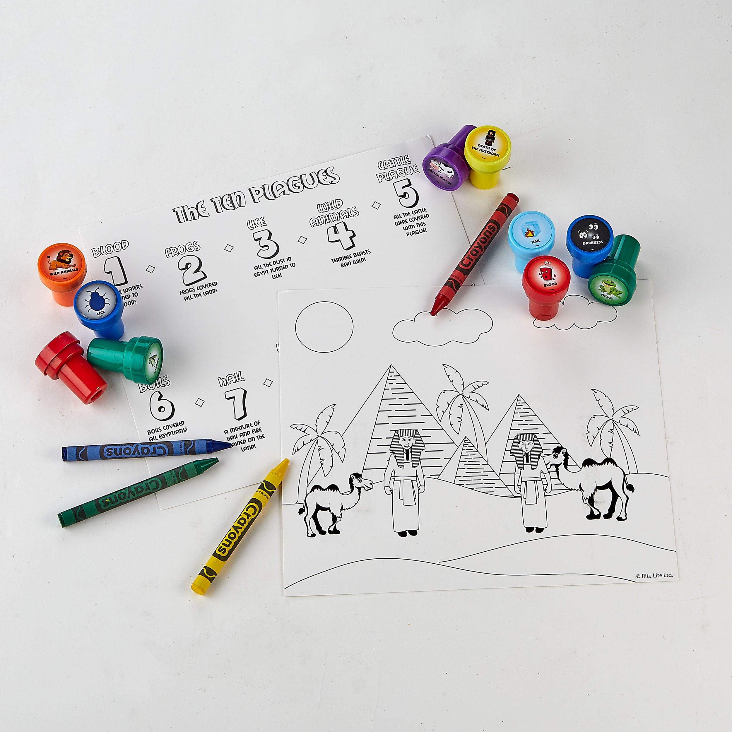 Passover 10 Plagues Stampers Kit