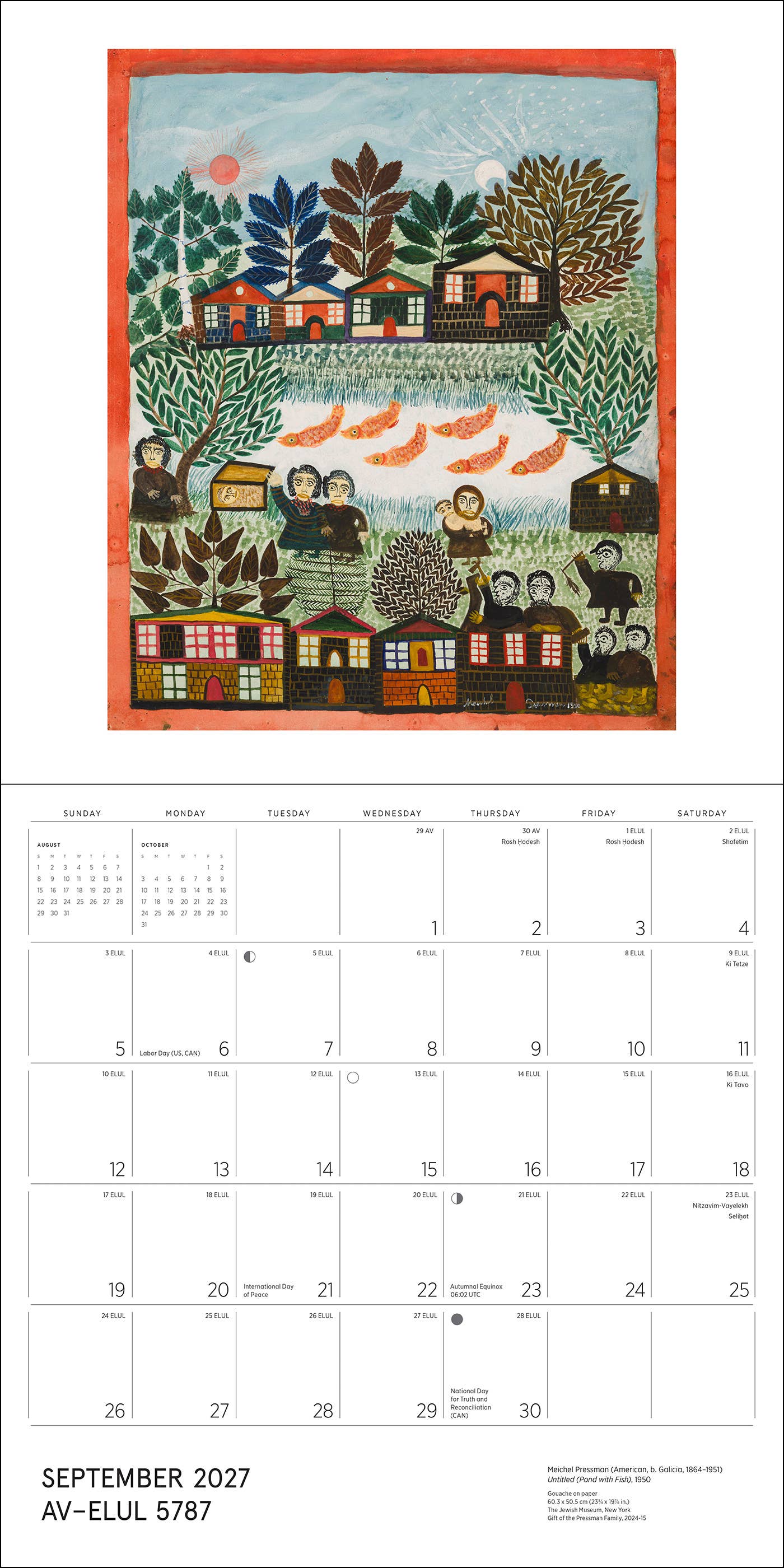The Jewish Museum Calendar 2027