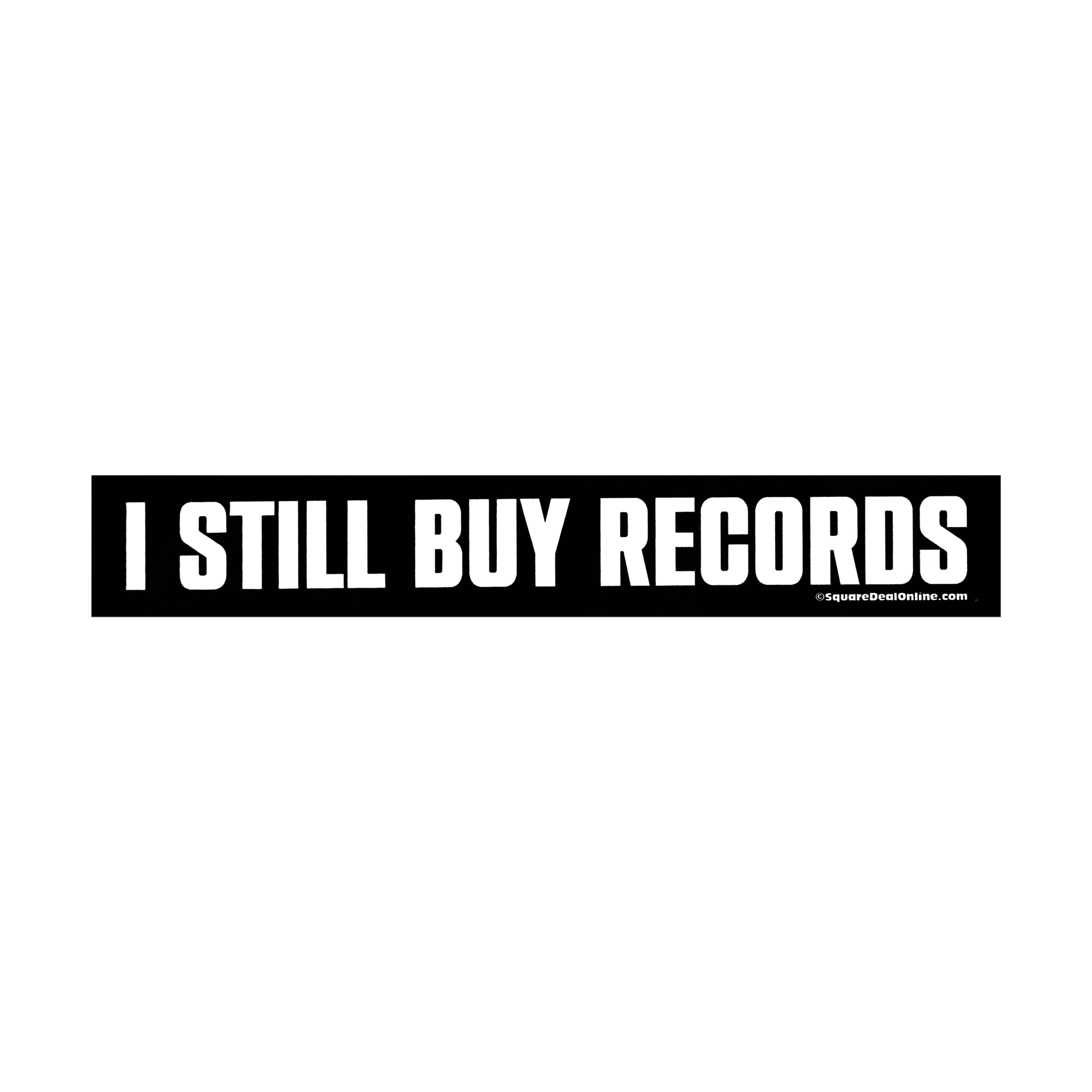8.5" Sticker - I Still Buy Records