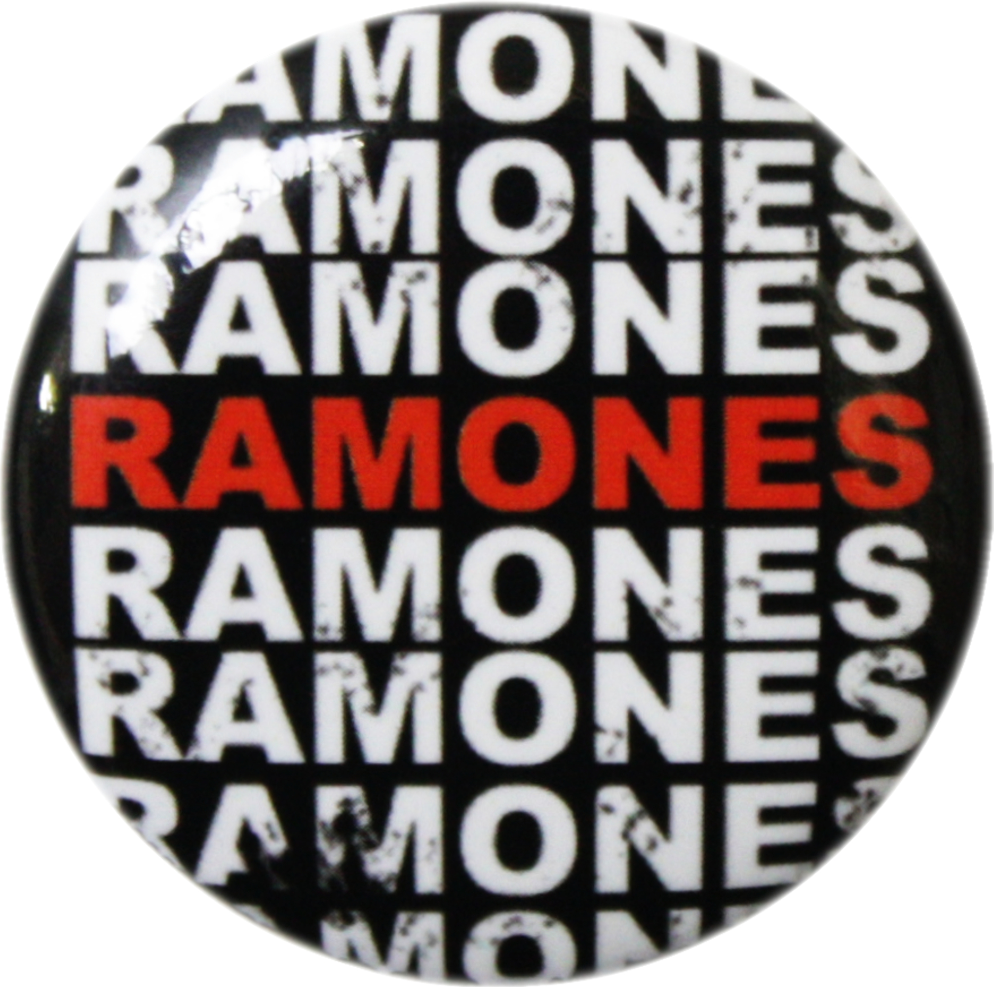 The Ramones Repeating Button Pin 1.25"