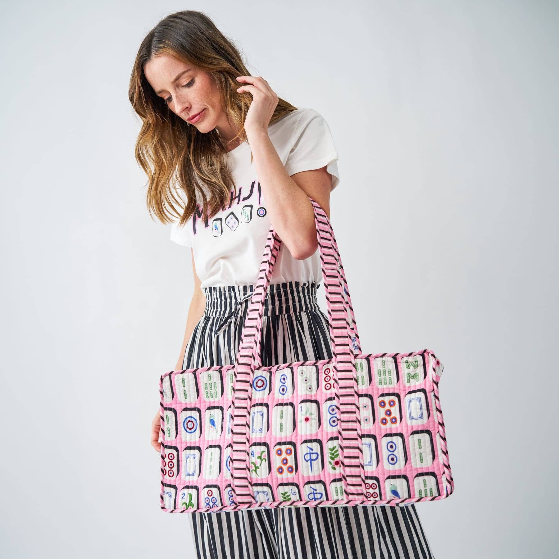 Kaya Mahjong Zippered Game Bag