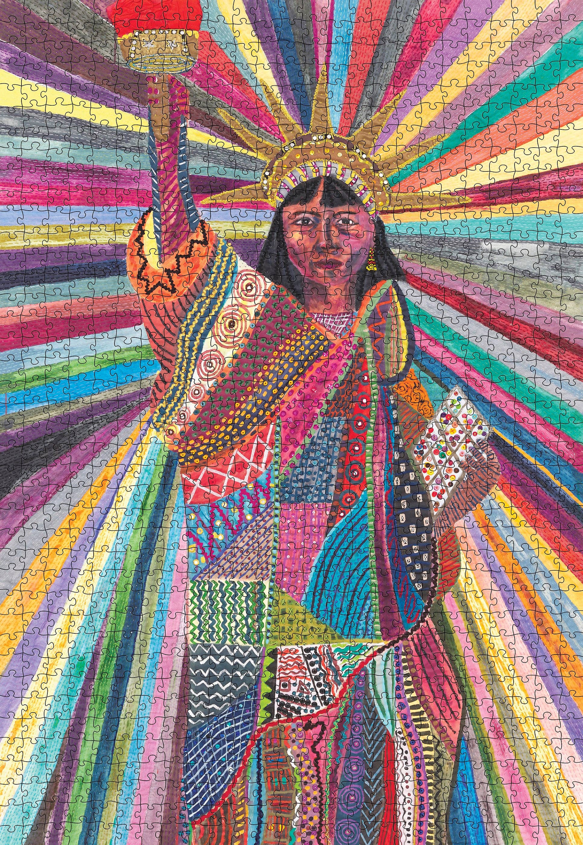 Pacita Abad: L.A. Liberty 1000-Piece Jigsaw Puzzle