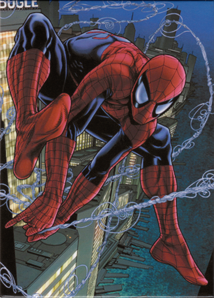 Magnet - Spider-Man Swinging Skyline Marvel Comics Superhero