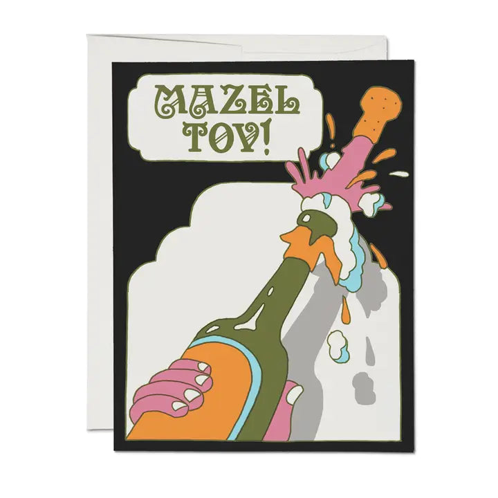 Mazel Tov Congratulations Greeting Card
