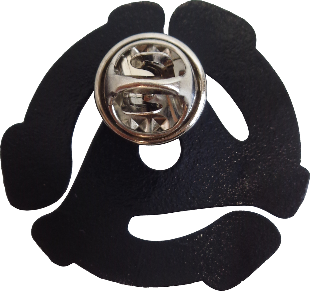 Enamel Pin - 45RPM 7" Vinyl Record Adapter Insert Music DJs