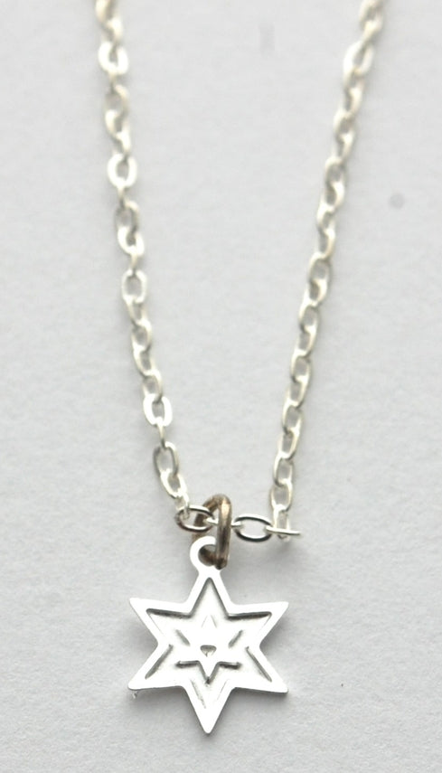 Sterling Star of David Necklace