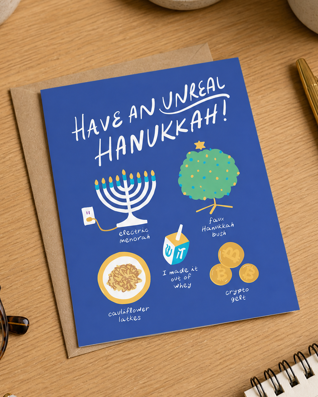 Have an Unreal Hanukkah Holiday Card