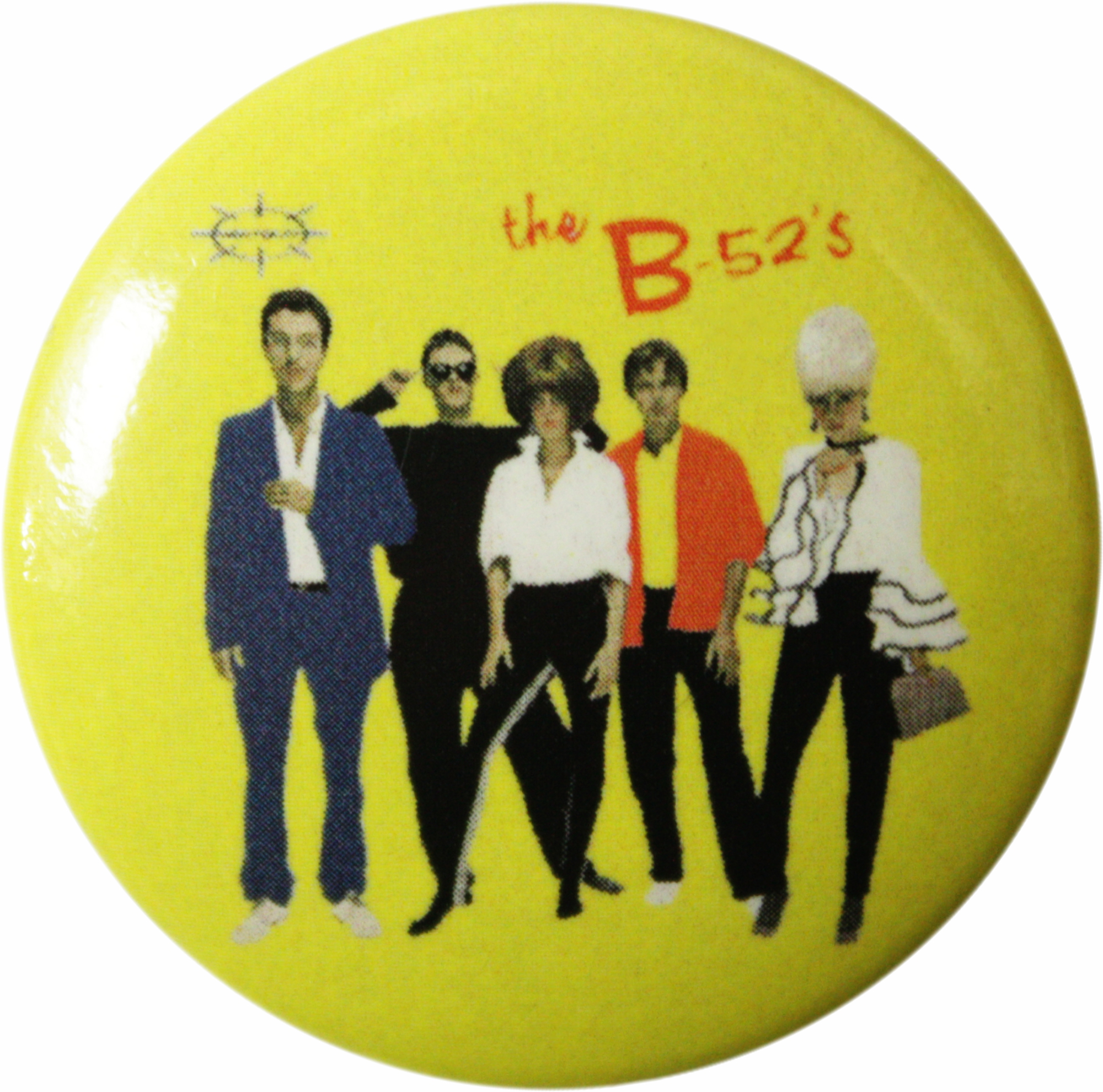 The B-52's - Group Shot  Button Pin 1.25"