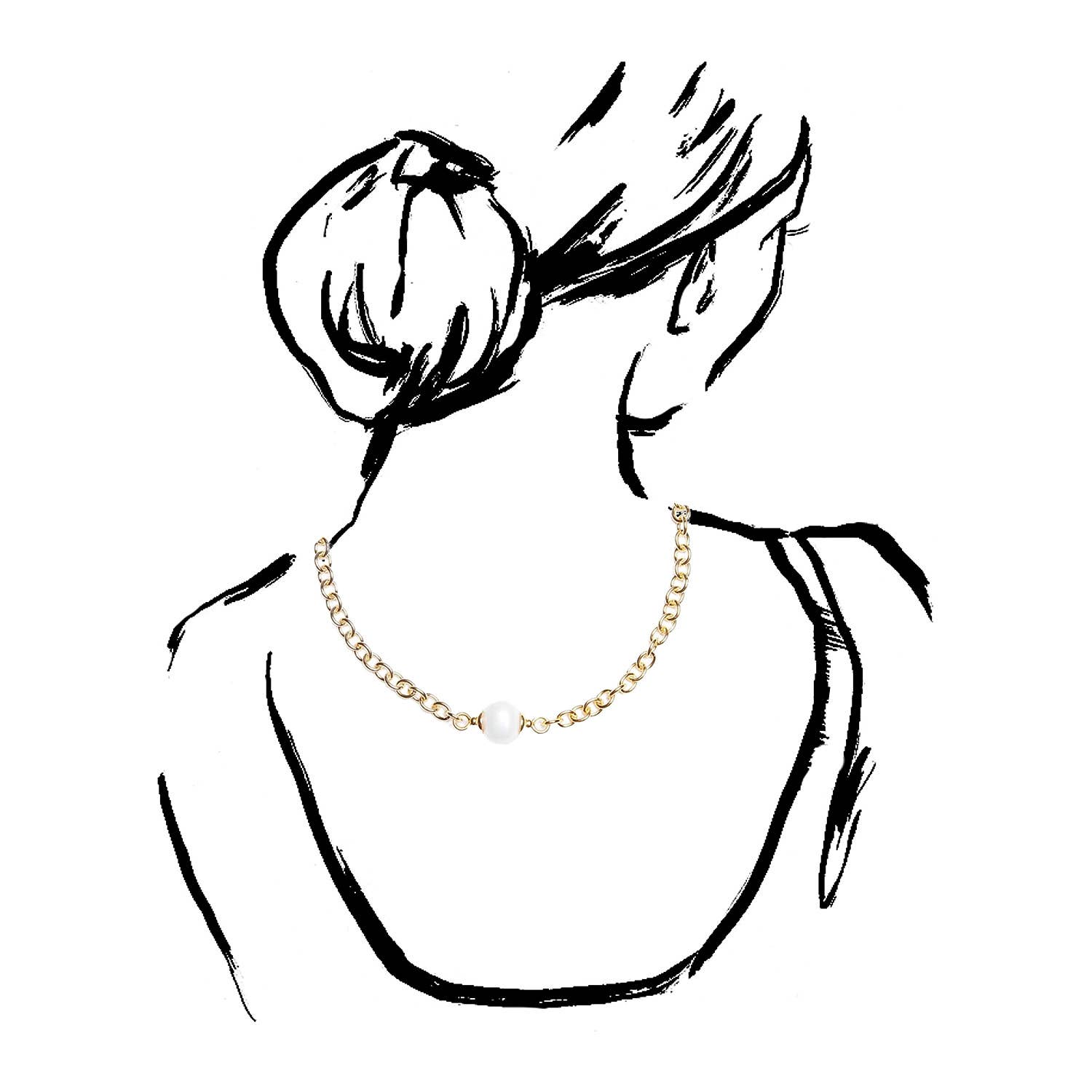 Essential Pebble Pearl Necklace
