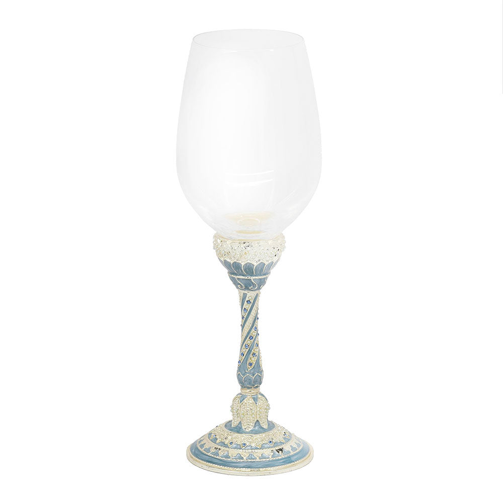 Capri Kiddush Cup in Light Blue