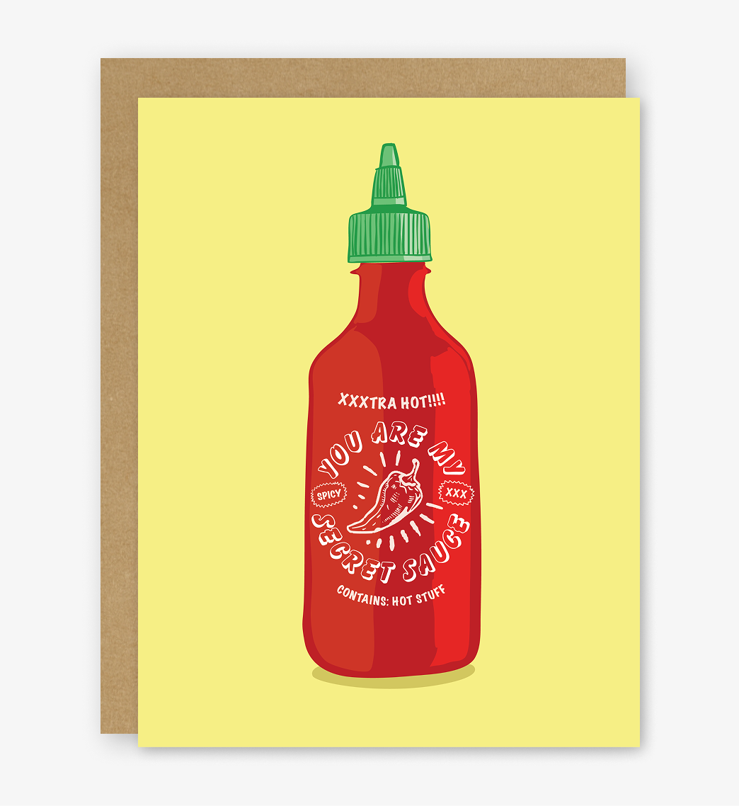 You Are My Secret Sauce Card | Love and Romance