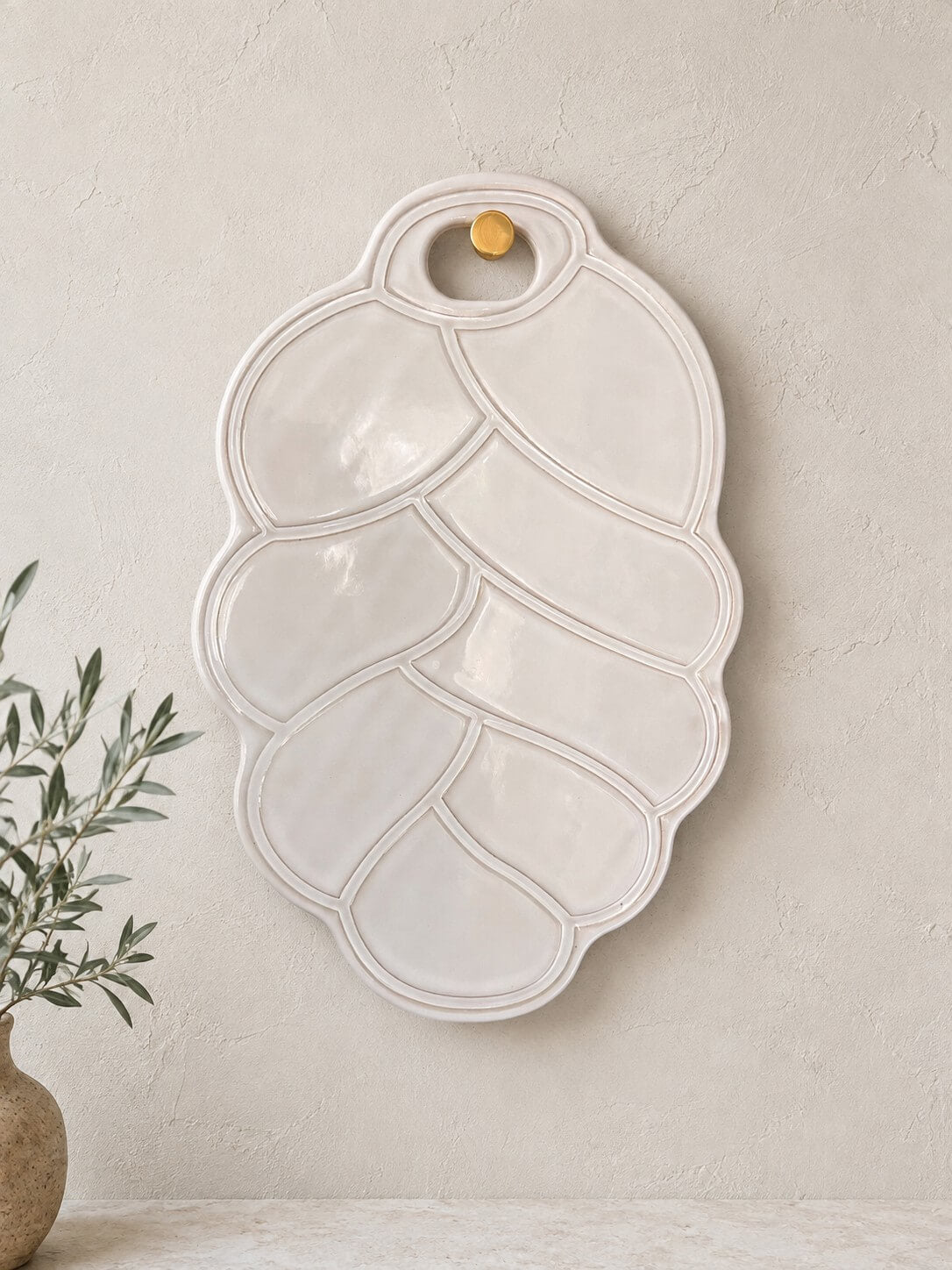 Ceramic Challah Board from Sweden