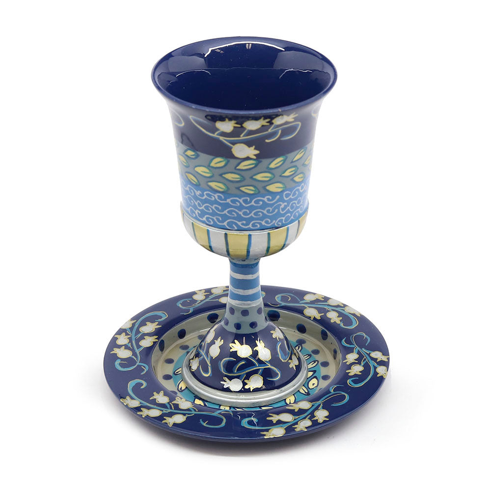 Hand Painted Kiddush Cup