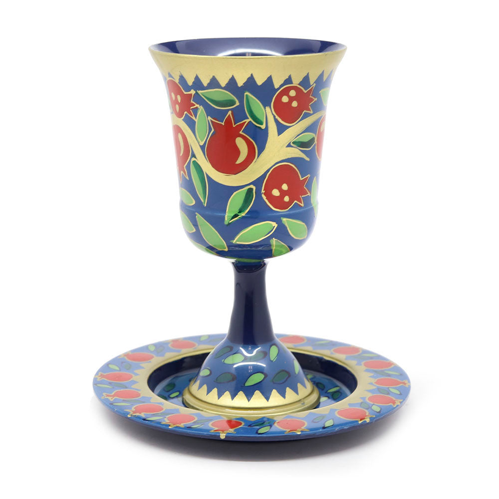 Hand Painted Kiddush Cup