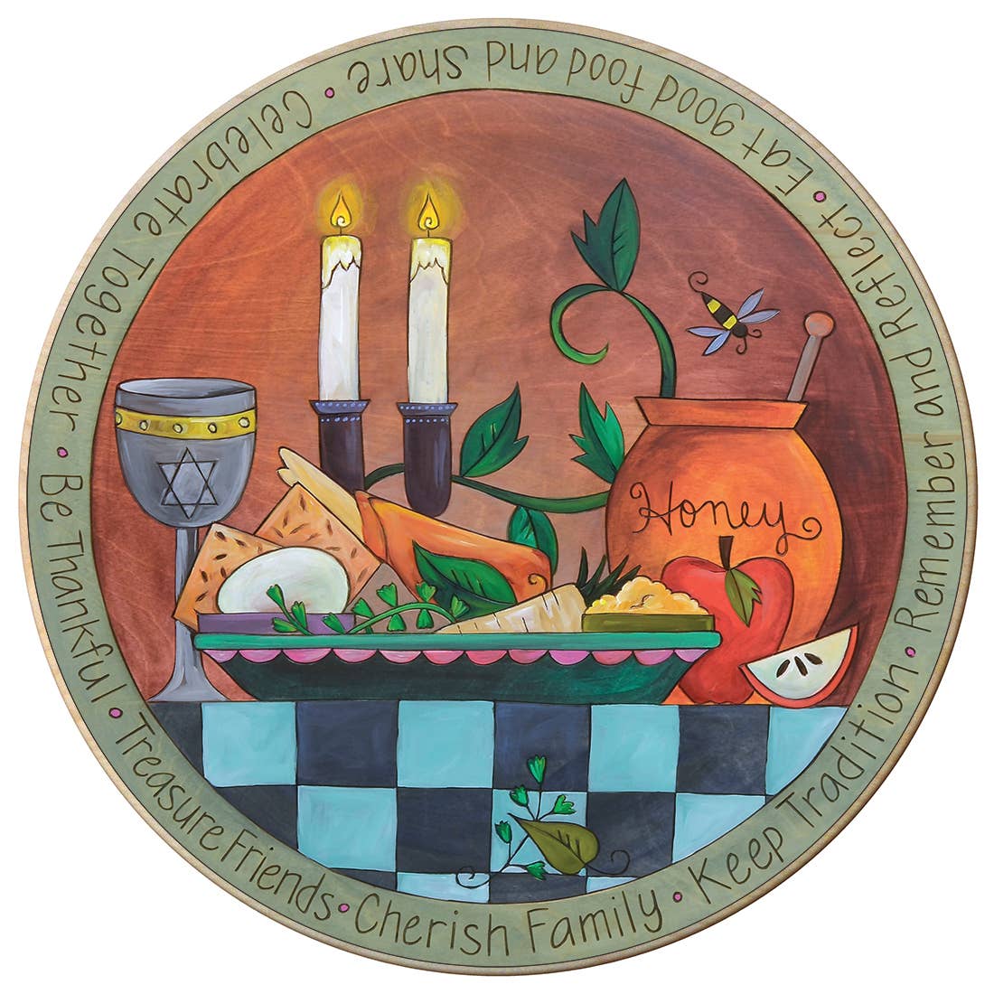 A Blessed Time Lazy Susan