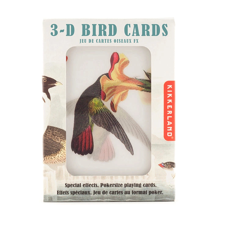 3-D Bird Playing Cards