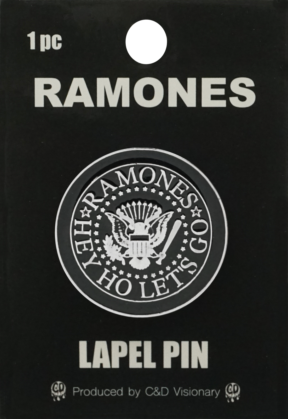 The Ramones - Hey Ho Let's Go Enamel Pin