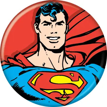 Superman Head 1.25" Button Pin
