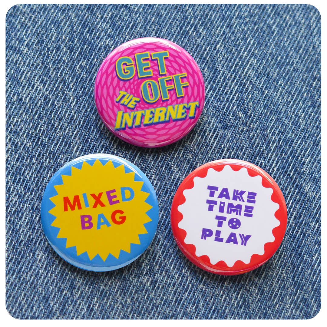 MIXED BAG Pinback Button 1.25"
