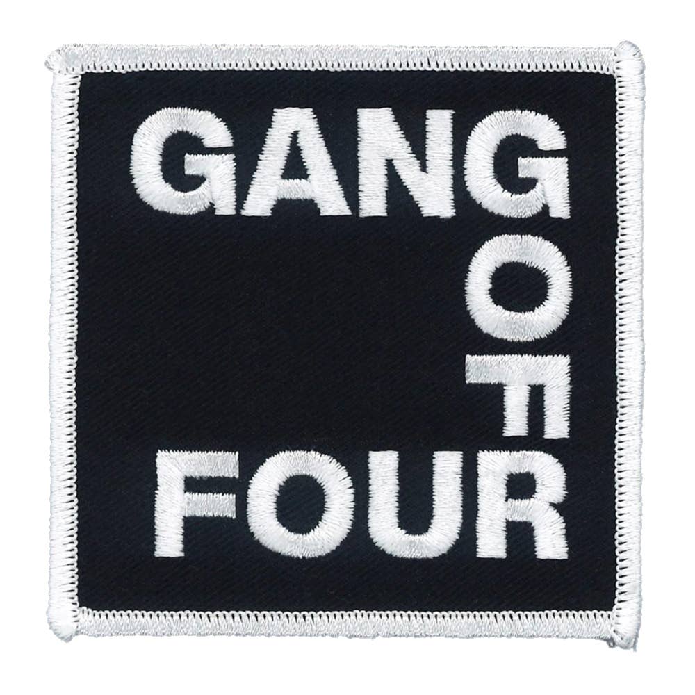 Patch - Gang Of Four - Post-Punk Alt Rock Music Band Logo