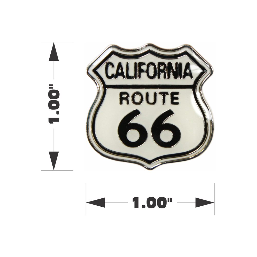 California Route 66 Enamel Pin