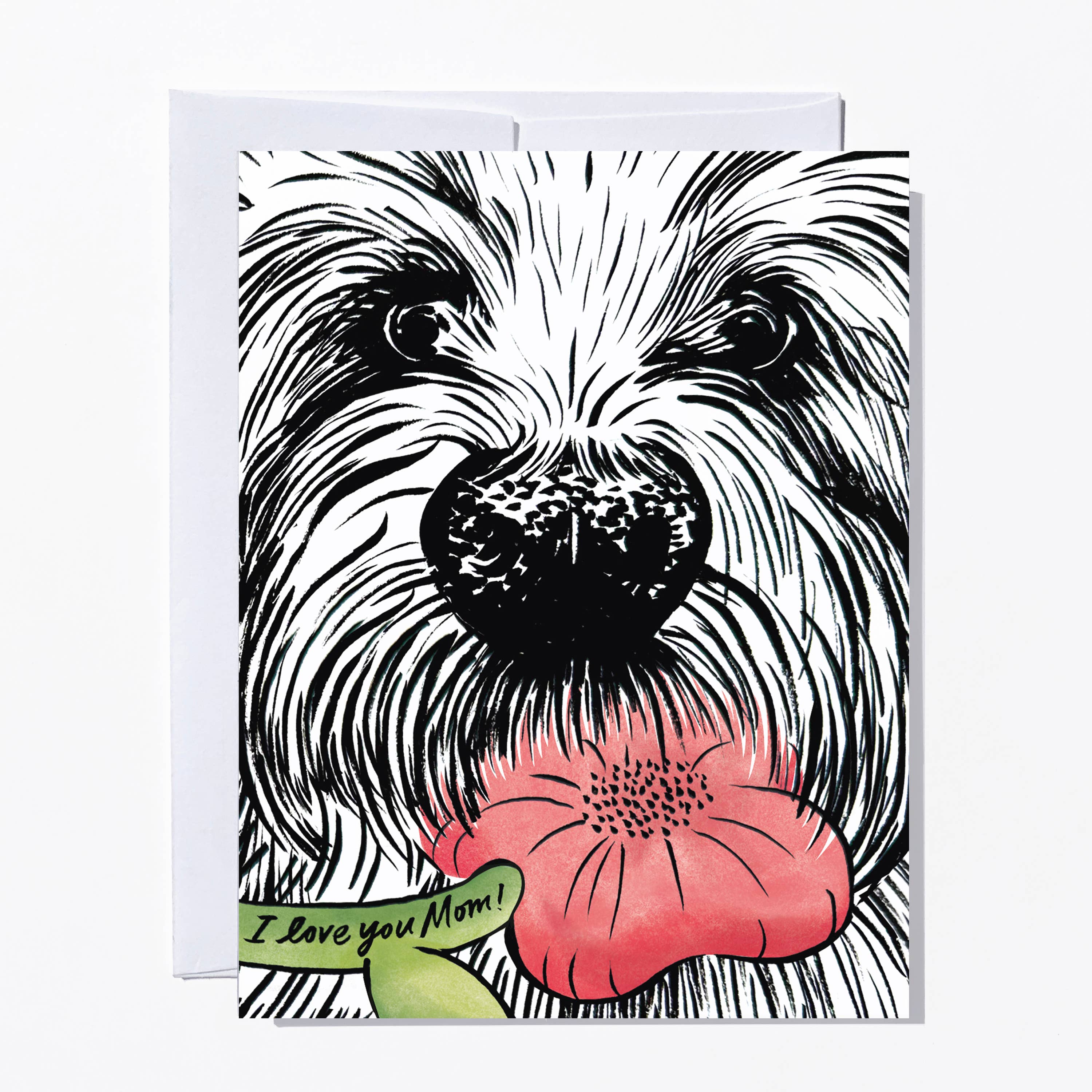 Dog Mom Mother's Day Card