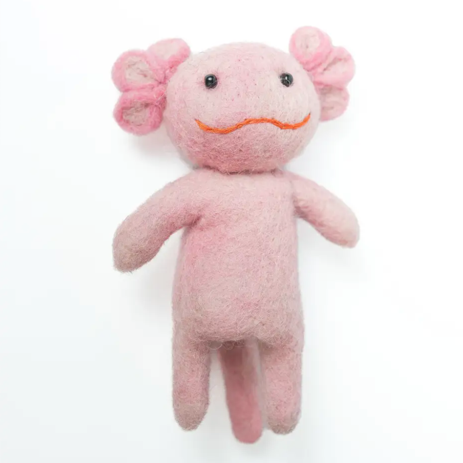 Axolotl Finger Puppet