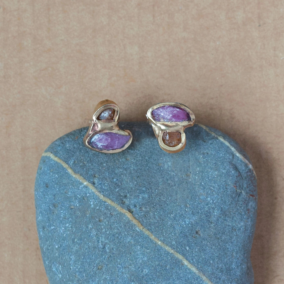 Ledge Stud Earrings