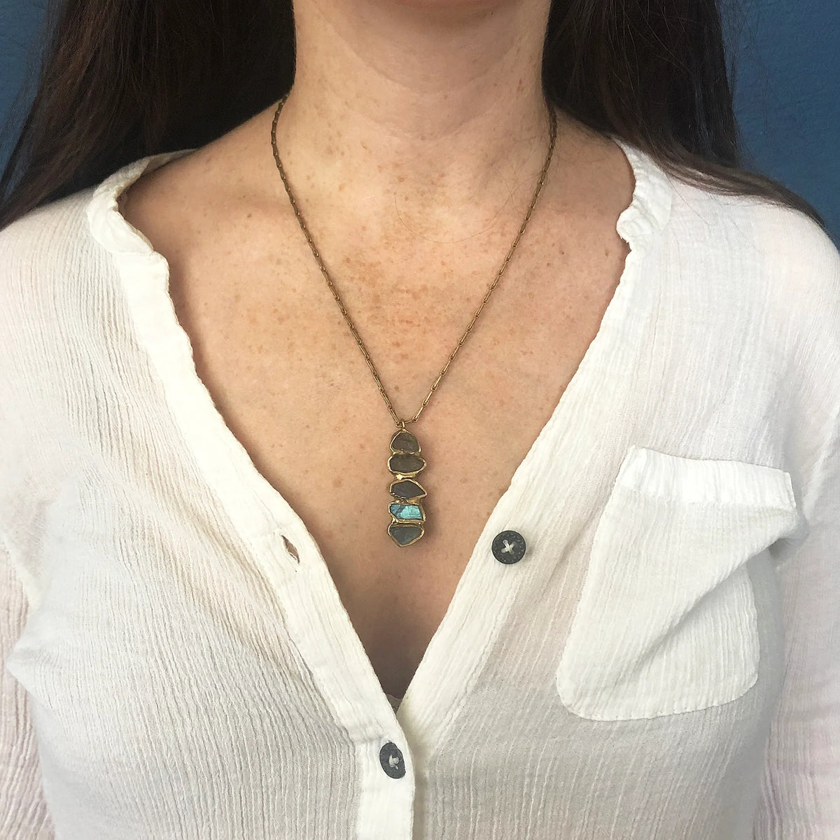 Frozen Fire Wand Pendant