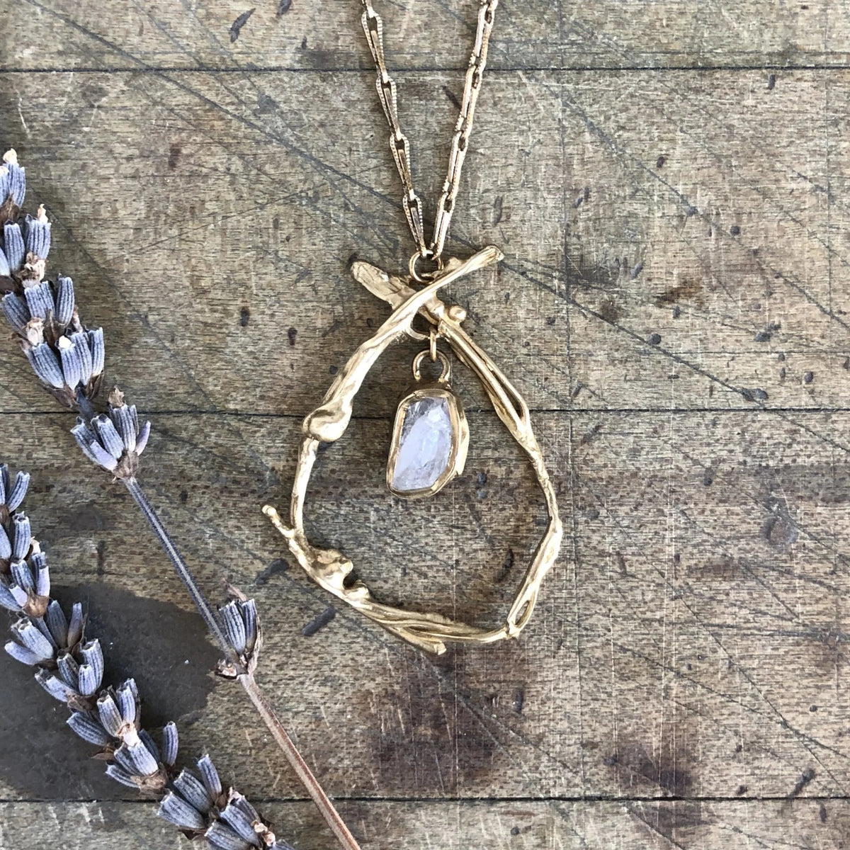 Morning Glory Solo Pendant
