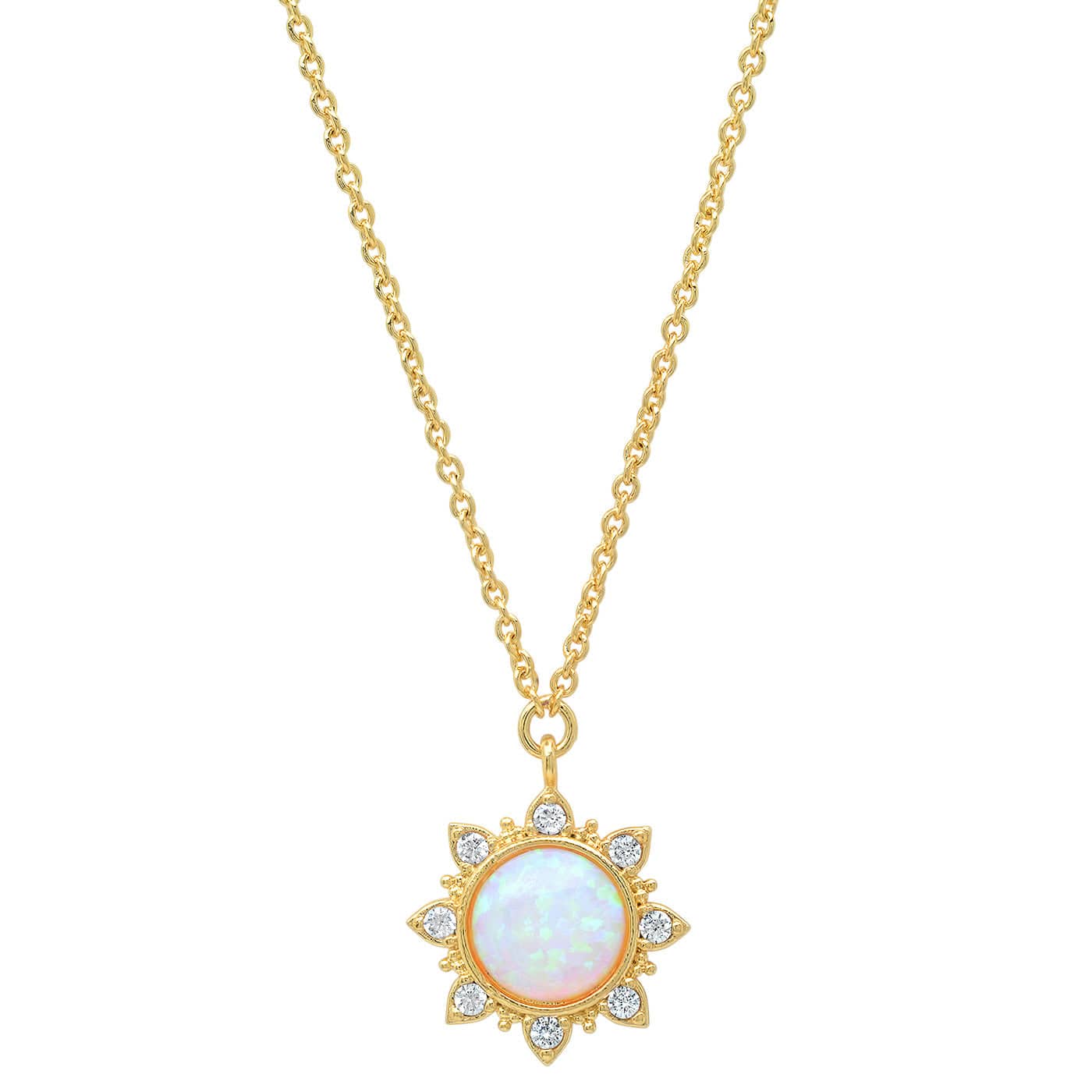 Opal Burst Necklace