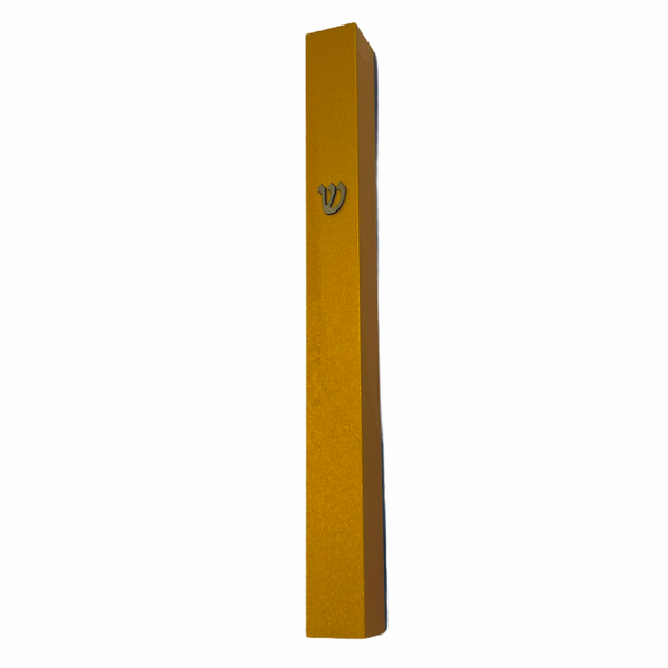 Goldenrod Anodized Aluminum Shin Mezuzah Case