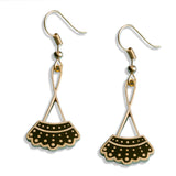 RBG Silver or Gold Plate Collar Drop Earrings
