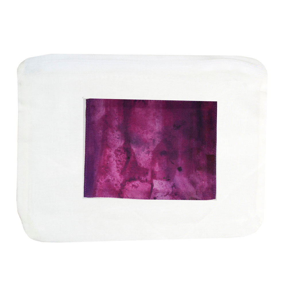 Tallit and Bag in Purple Silk