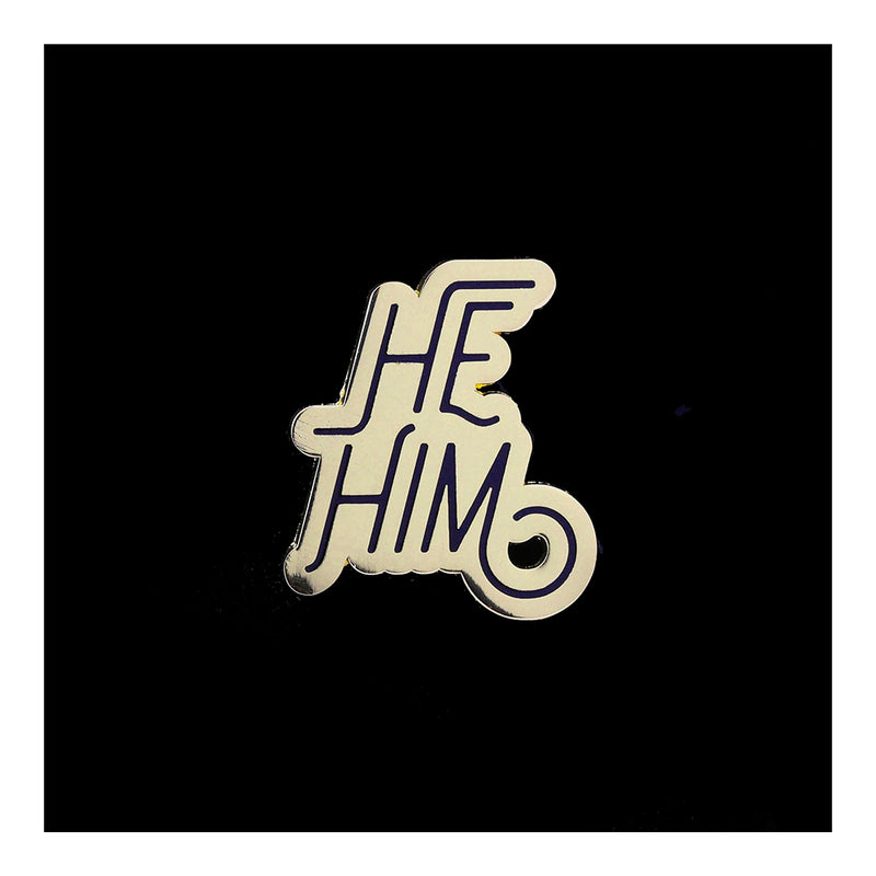 HE/HIM Pronoun Pin